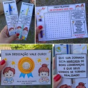 Imagem de capa para o Ebook LEMBRANCINHA DIA DO ESTUDANTE