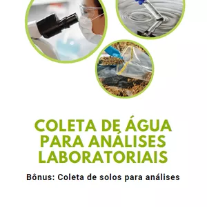 Imagem de capa para o Ebook COLETA DE ÁGUA PARA ANÁLISES LABORATORIAIS 