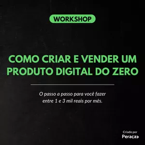 Imagem de capa para o Ebook Workshop Como Criar Um Produto Digital do Zero