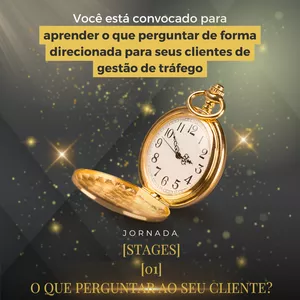 Imagem do curso JORNADA STAGES - O QUE FAZER APÓS CONSEGUIR CLIENTES DE GESTÃO DE TRÁFEGO