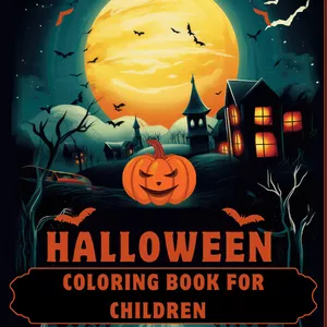 Cover image for Ebook Halloween Coloring Book for children