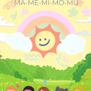 Imagen de portada para Ebook @Chikisteps Libro para Colorear Ma-Me-Mi-Mo-Mu