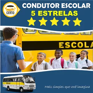 Imagem do curso CONDUTOR ESCOLAR 5 ESTRELAS (V2.0)