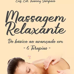 Imagem de capa para o Ebook Ebook de Massagem Relaxante em 6 terapias