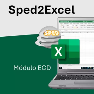 Imagem de capa para o Curso online Planilha importa ECD - Sped2Excel