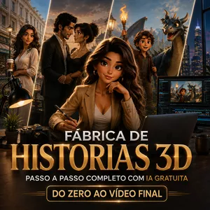 Imagem do curso Oficina de Histórias 3D