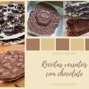 Imagem do curso Receitas Versáteis com Chocolate