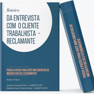 Imagem de capa para o Ebook Entrevista com o Cliente Trabalhista - Reclamante