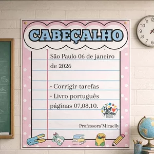 Imagem de capa para o Ebook 📝 Cabeçalho Escolar 