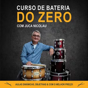 Imagem de capa para o Curso online Curso de bateria do zero