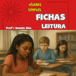 Imagem de capa para o Ebook Fichas de Leitura com Sílabas Simples – Um recurso essencial para a alfabetização infantil!