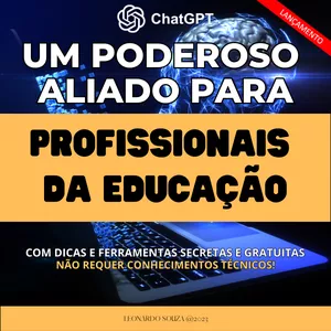 Imagem de capa para o Ebook ChatGPT para Profissionais da Educação