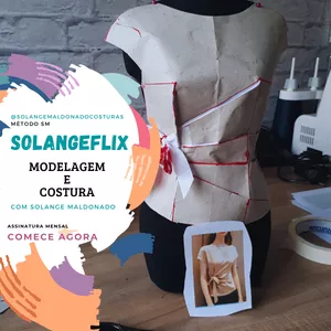 Imagem de capa para o Curso online SolangeFlix - Modelagem e Costura com Método SM