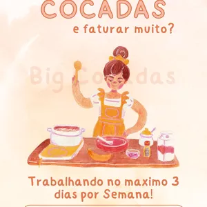 Imagem de capa para o Ebook Como vender Cocadas e faturar muito?