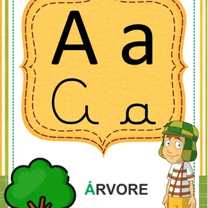 Imagem de capa para o Curso online ALFABETO DE PAREDE - TURMA DO CHAVES