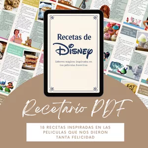 Imagen de portada para Ebook Recetas de Disney