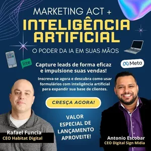 Imagem do curso Marketing Act + IA (Inteligência Artificial)