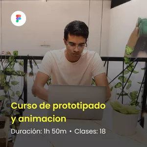 Imagen de portada para Curso online Curso de Prototipado y Animacion en Figma