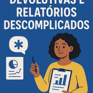 Imagem de capa para o Curso online Devolutivas e Relatórios Descomplicados 