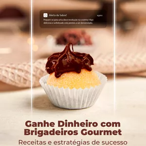 Imagem do curso  Brigadeiro Gourmet: Doce Negócio, Lucros Reais