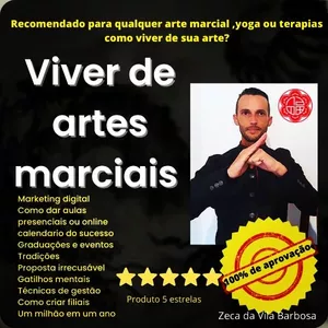 Imagem de capa para o Curso online Viver de artes marciais 