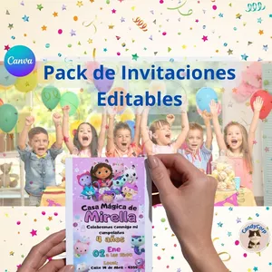 Imagen de portada para Curso online Pack de Invitaciones Editables