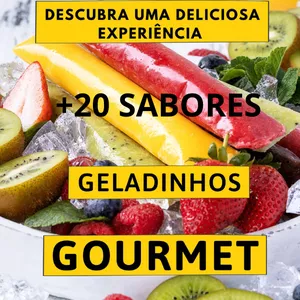 Imagem de capa para o Ebook GELADINHOS GOURMET