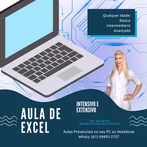 Imagem de Excel (Treinamento em Informática) criado por Daniele Amaral Instrutora de Treinamentos na hotmart