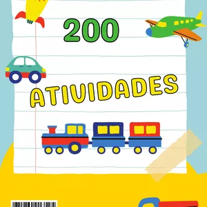 Imagem de capa para o Ebook 200 atividades para estimulação infantil 