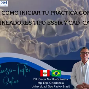 Imagen de portada para Curso online "Como Iniciar tu practica con Alineadores ESSIX Y CAD-CAM"