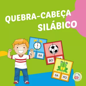 Imagem de capa para o Ebook QUEBRA-CABEÇA SILÁBICO