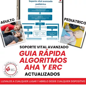 Imagen de portada para Curso online Guía Rápida: Algoritmos RCP AHA y ERC Actualizados para Salvar Vidas.