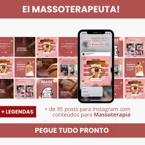 Imagem de capa para o Curso online PACK PARA MASSOTERAPIA / MASSOTERAPEUTA