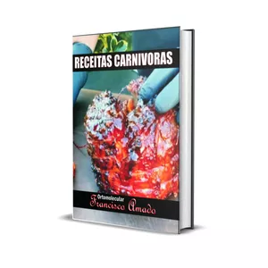 Imagem de capa para o Ebook Receitas Carnívoras 