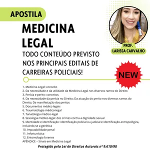 Imagem de capa para o Ebook Medicina Legal para Concursos Públicos