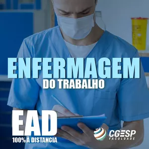 Imagem de capa para o Curso online  Enfermagem do Trabalho Pós-Graduação -EAD