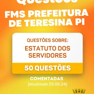 Imagem de capa para o Ebook TERESINA PI SIMULADO LEGISLAÇÃO 2024