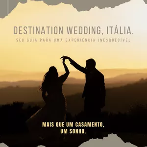 Imagem de capa para o Ebook Destination Wedding, Itália. Seu guia para uma experiência inesquecível.