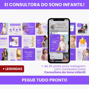 Imagem de PACK CONSULTORA DO SONO INFANTIL criado por Creative Packs Arts na hotmart