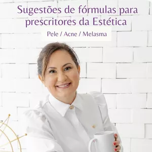 Imagem de capa para o Ebook Sugestões de fórmulas para prescritores da Estética 