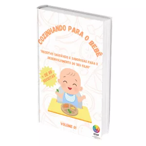 Imagem de capa para o Ebook Cozinhando para o Bebê