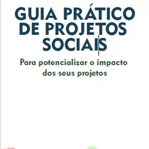 Imagem de capa para o Ebook Guia Pratico de Projetos Sociais