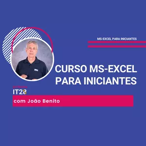 Imagem de capa para o Curso online Excel - Formação Inicial