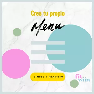 Imagen de portada para Ebook Guía práctica para crea tu propio menú y combinaciones, simple y práctico