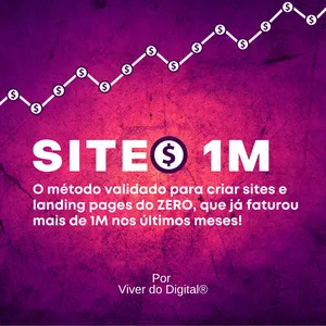 Imagem de capa para o Curso online Método Sites 1M - Viver do Digital