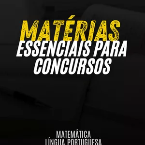Imagem de capa para o Curso online Essencial para Concursos - Português e Matemática 