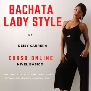 Imagen principal del producto CURSO DE BACHATA LADY STYLE - NIVEL BÁSICO