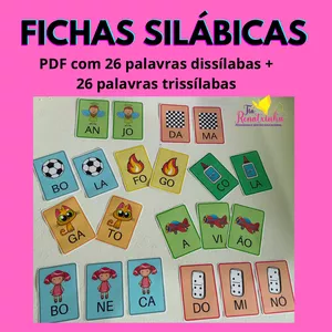 Imagem de capa para o Ebook Fichas Silábicas 