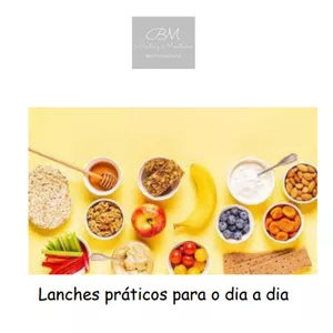Imagem de capa para o Ebook Lanches práticos para o dia a dia 