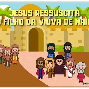 Imagem de capa para o Ebook JESUS RESSUSCITA O FILHO DA VIÚVA DE NAIM